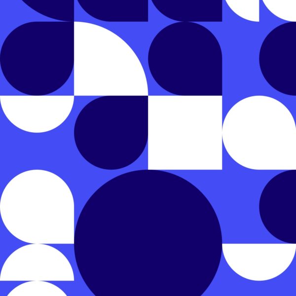 A pattern of circles and squares